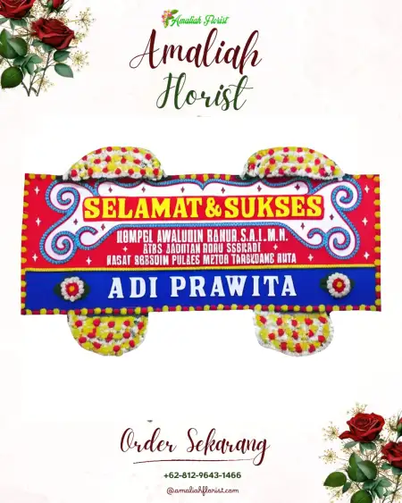 Papan Bunga Ucapan Selamat Cijolang